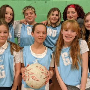 Students in year 9 in the Netball team