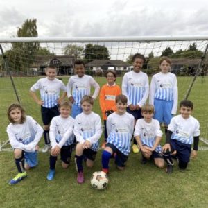 The boys football team in junior school